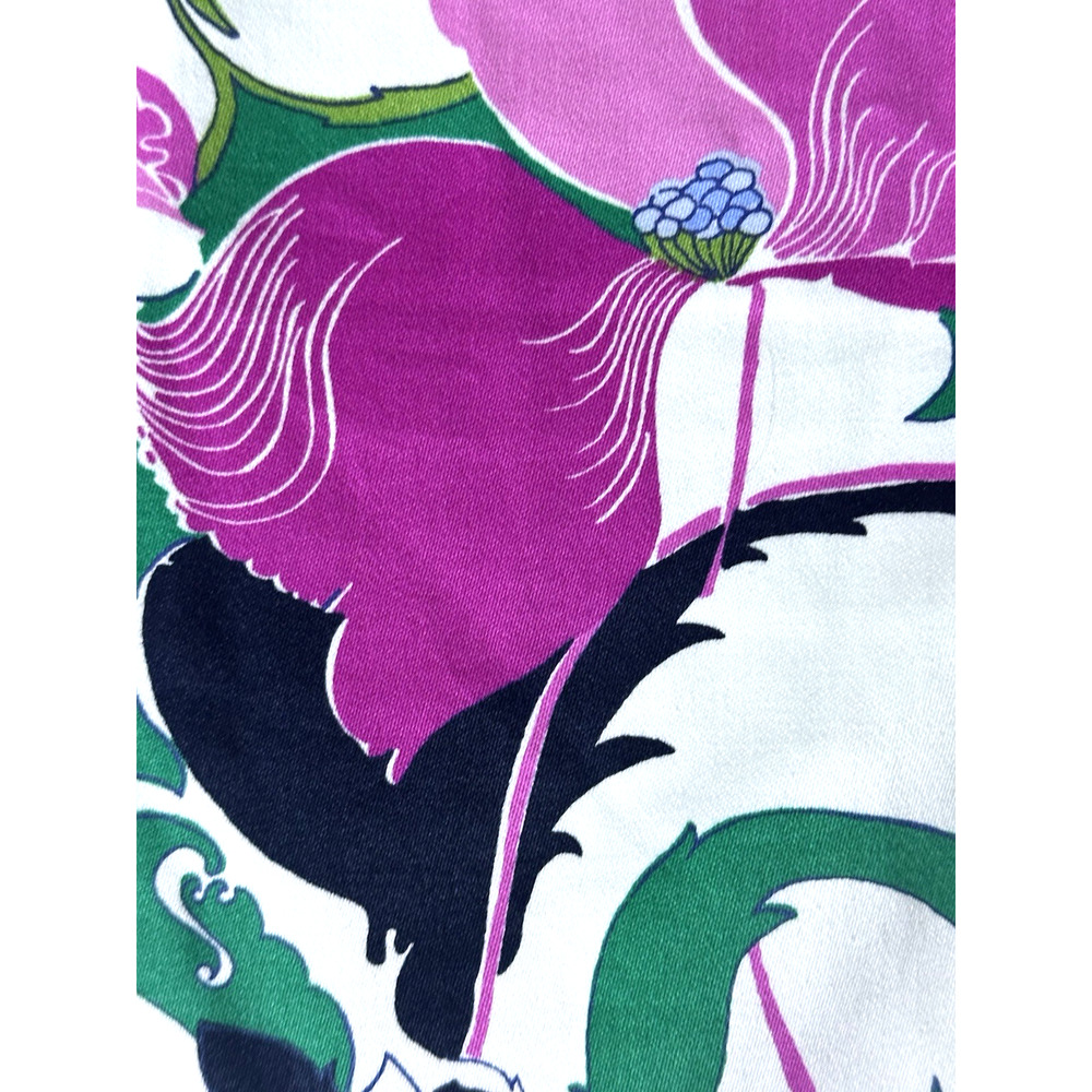 Talbots Women Skirt Plus‎ Size 22W Floral Print Twill Cotton Straight Cut - Picture 3 of 16